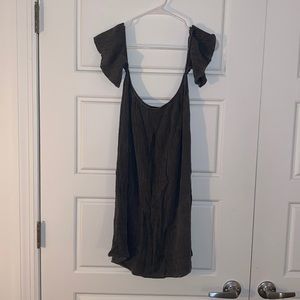 Off the shoulder mini dress